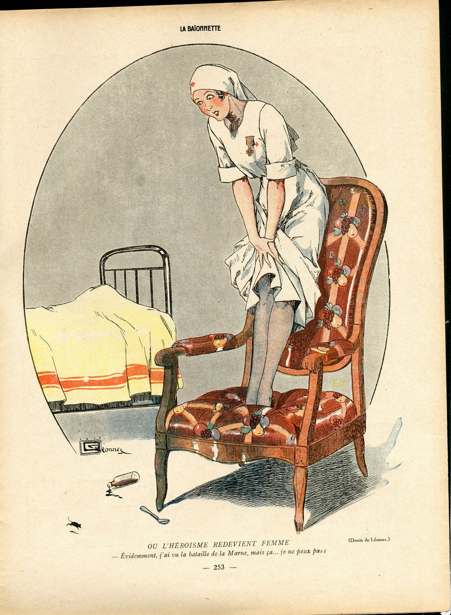 La Baionnette, Satira colorata da Georges Leonnec