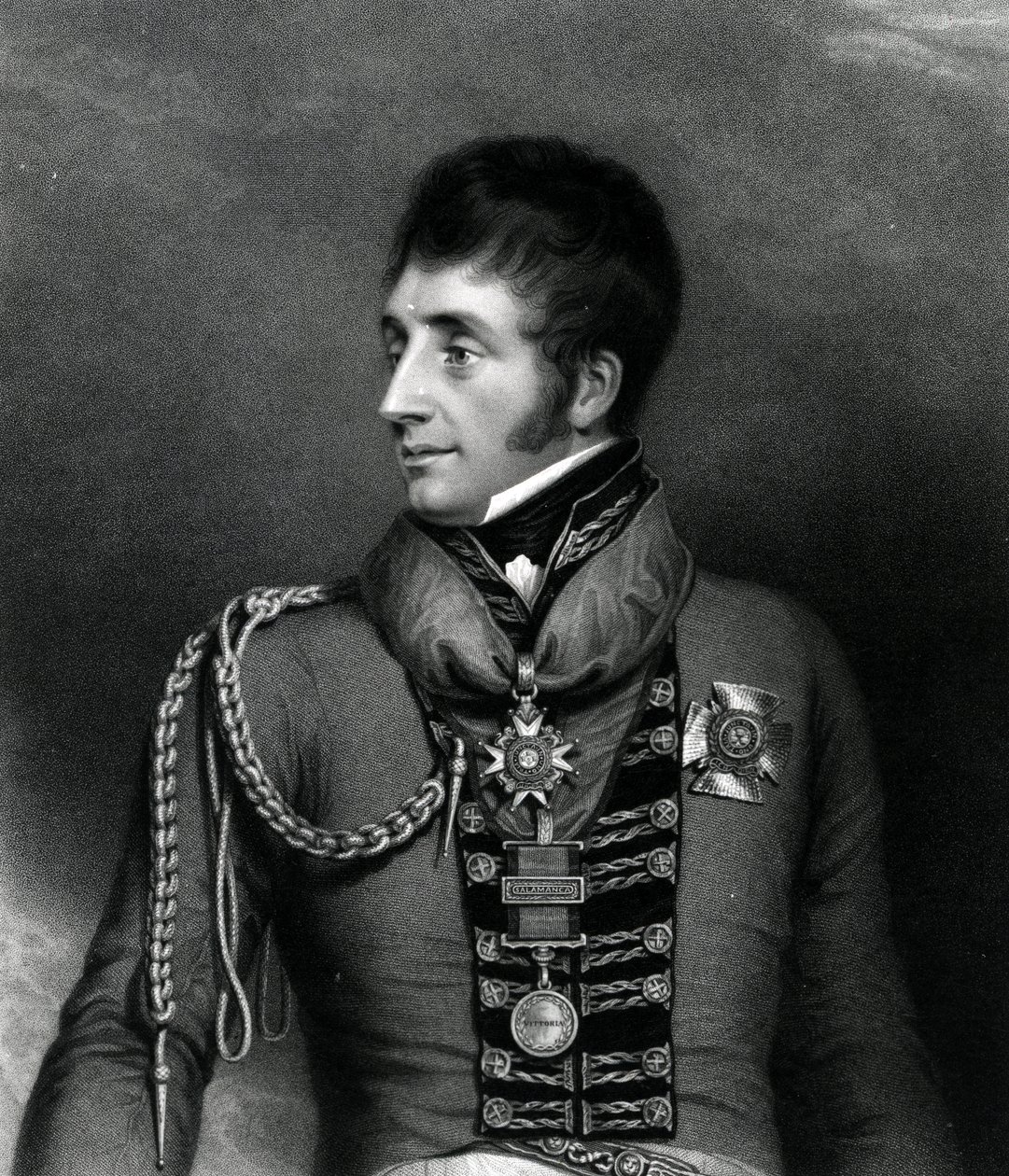 Maggior Generale Onorevole Sir William Ponsonby, 1817 da Georges Maile