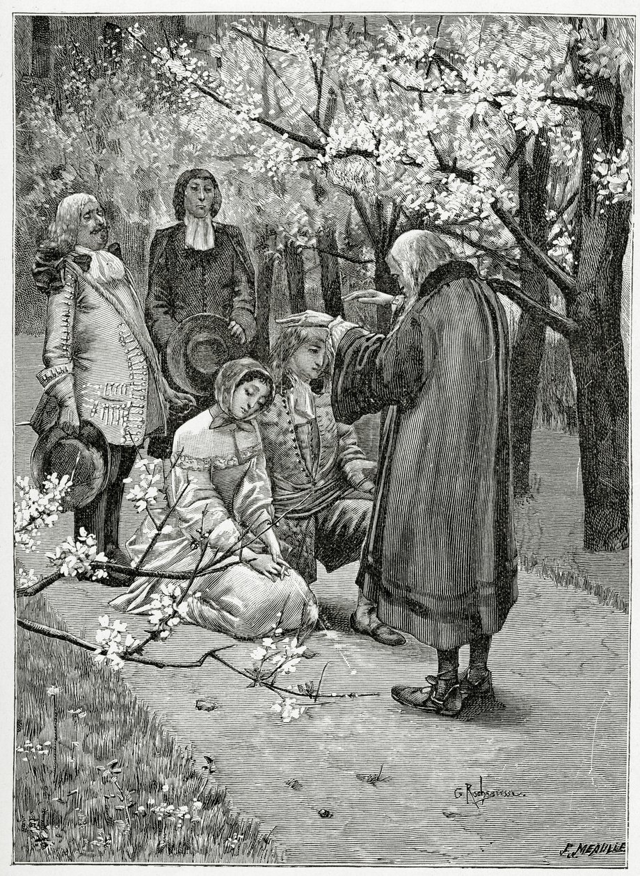 Matrimonio di Ethel e Ordener - illustrazione da Han d