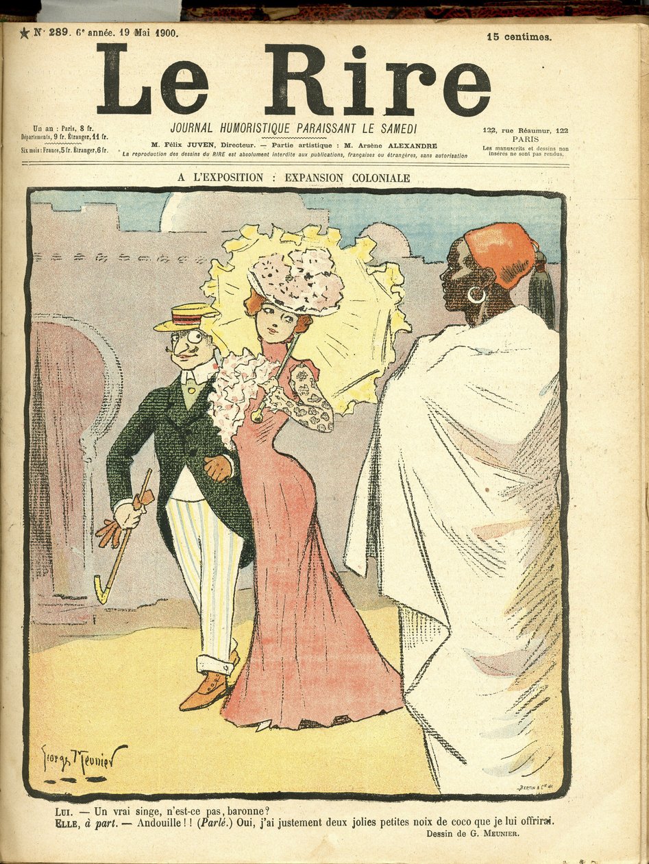 Illustrazione di Georges Meunier (1869-1934) per la copertina di Le Rire da Georges Meunier