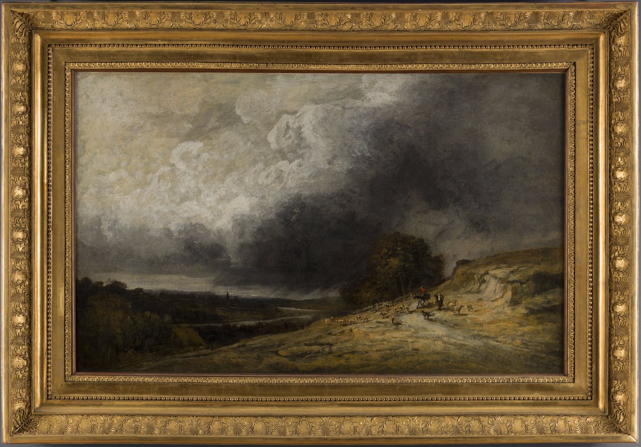 Gregge sotto il temporale, tra il 1796 e il 1843 da Georges Michel