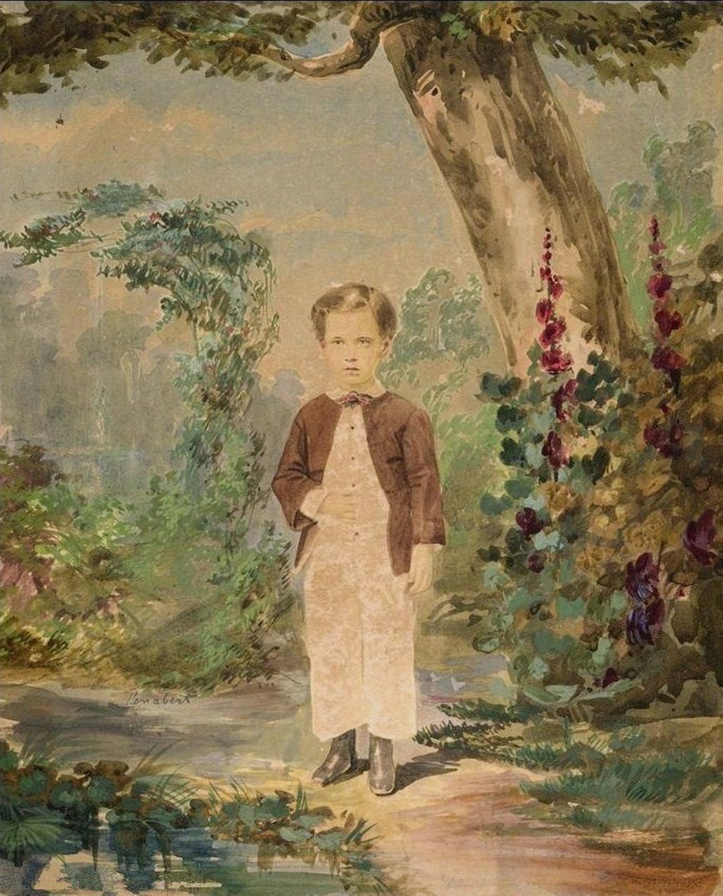 Acquerello di Georges Penabert (1858) (A) da Georges Penabert