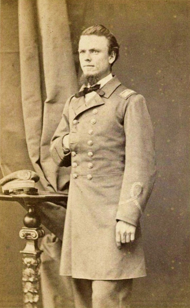 Tenente John Grimball (1840-1922) della C.S.S. Shenandoah, Marina confederata (A) da Georges Penabert