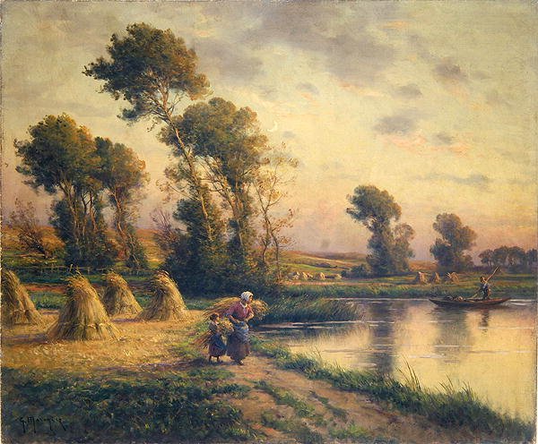 Paesaggio rurale da Georges Philibert Charles Maroniez