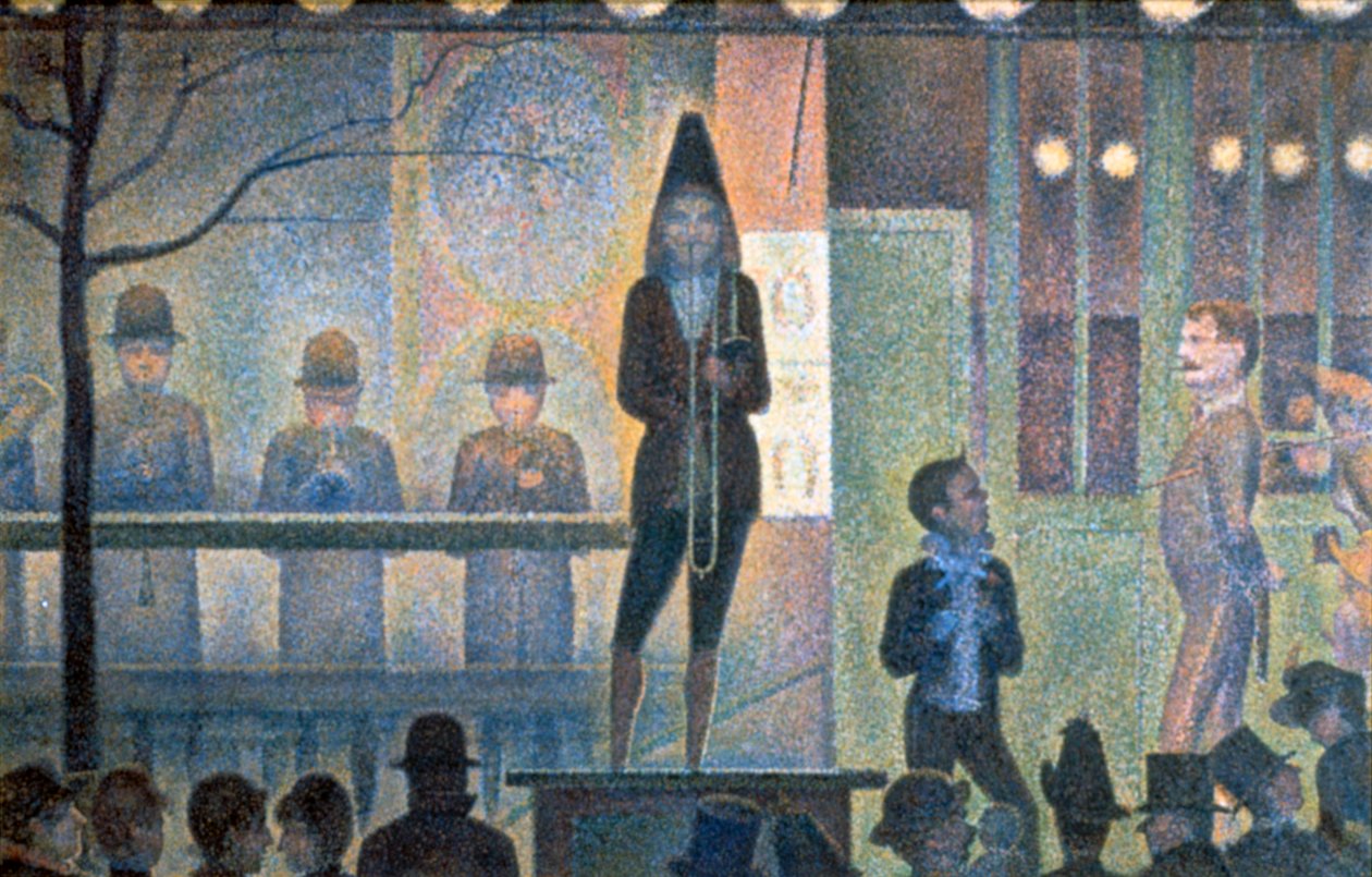 Spettacolo del circo da Georges Pierre Seurat