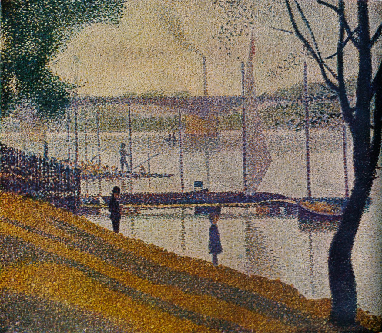Le Pont de Courbevoie, 1886 da Georges Pierre Seurat