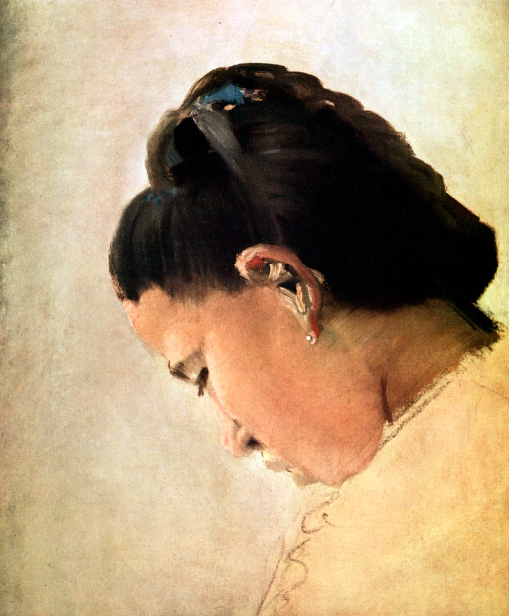 Testa di Giovane Ragazza da Georges Pierre Seurat