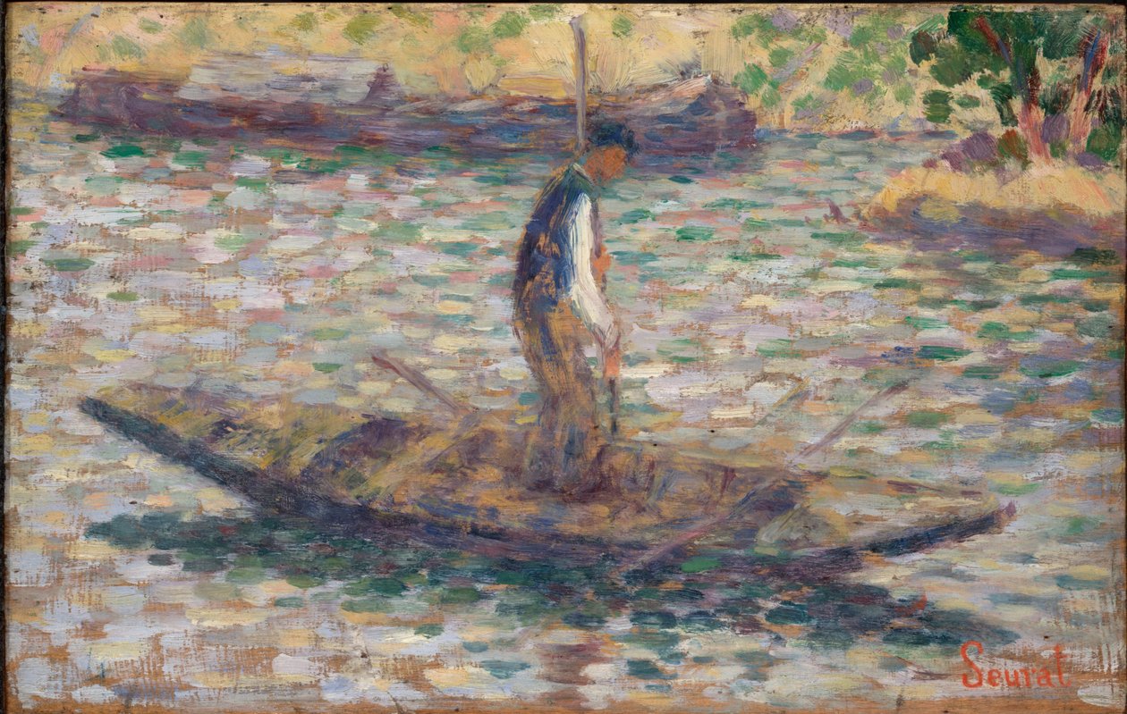 Un pescatore da Georges Seurat