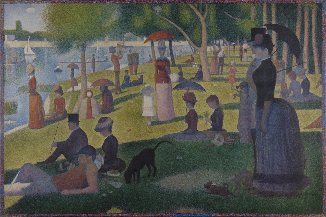 Una domenica sulla Grande Jatte -- 1884 da Georges Seurat