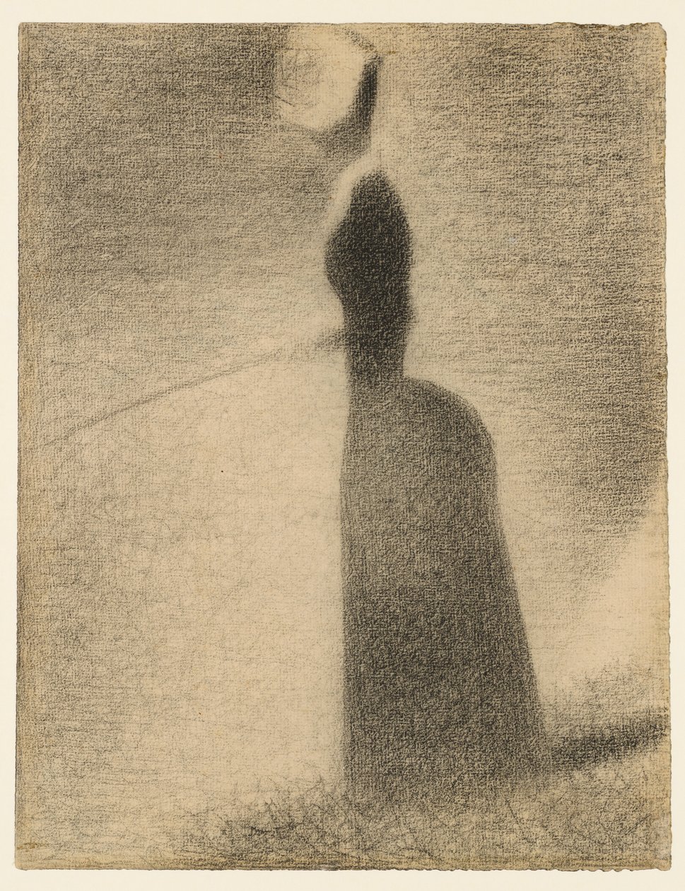 Una donna che pesca da Georges Seurat
