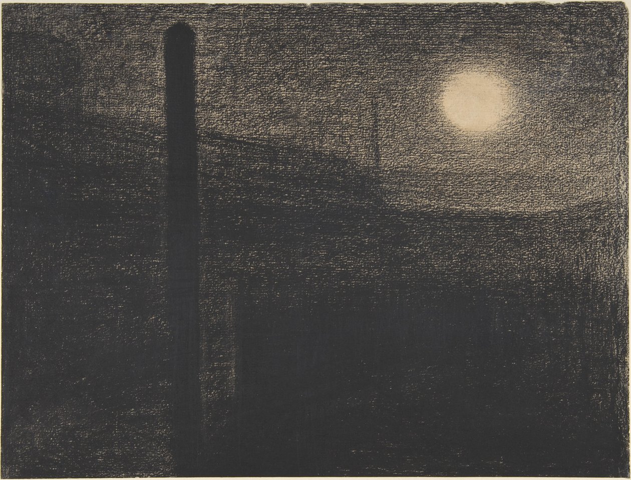 Courbevoie: fabbriche al chiaro di luna da Georges Seurat