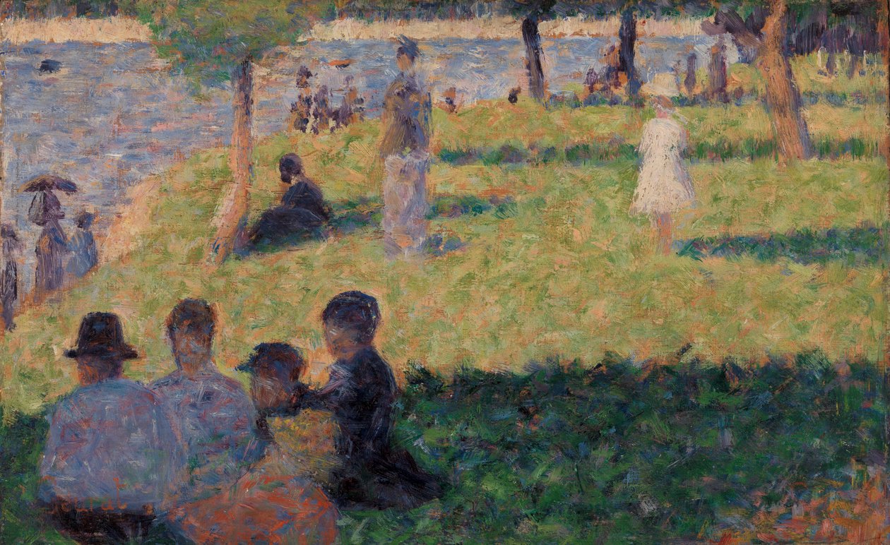 Gruppo di figure (Studio per "Un dimanche à la Grande Jatte") da Georges Seurat