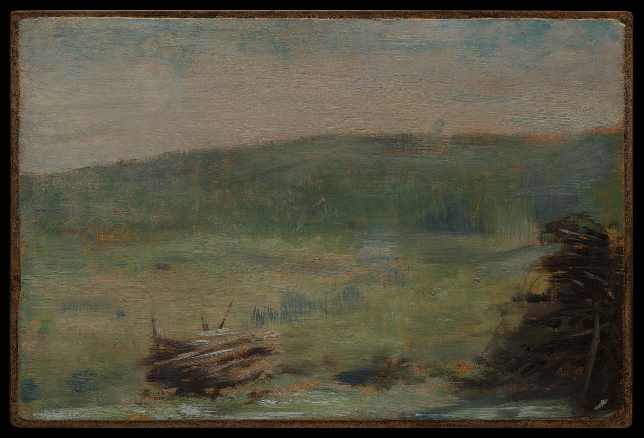 Paesaggio a Saint-Ouen da Georges Seurat