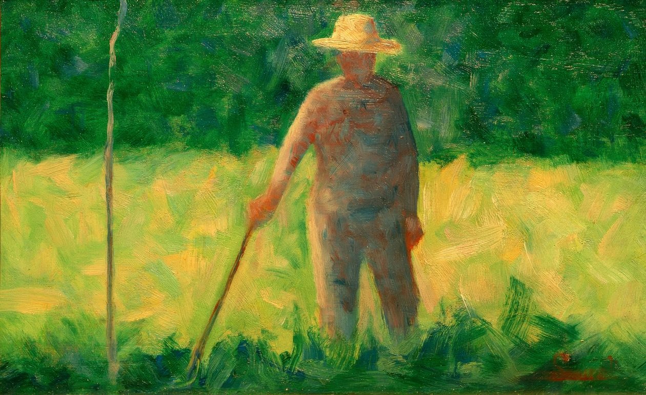Il giardiniere da Georges Seurat