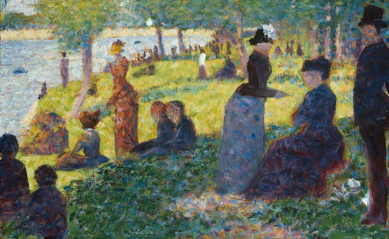 Bozzetto a olio per "Una domenica pomeriggio sull