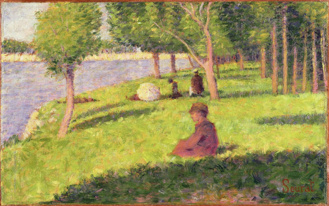 Figure sedute, studio per Una domenica pomeriggio sull