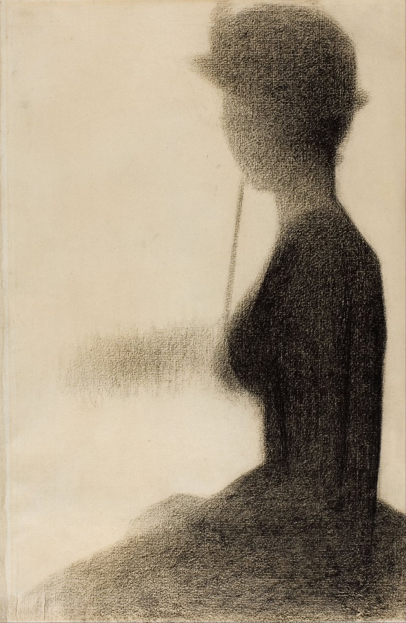 Donna seduta con ombrellino (studio per La Grande Jatte) da Georges Seurat