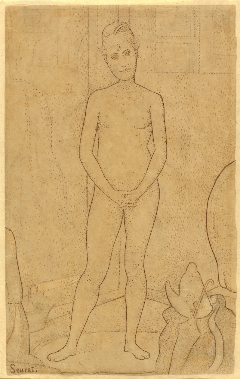 Studio dopo "Le modelle" da Georges Seurat