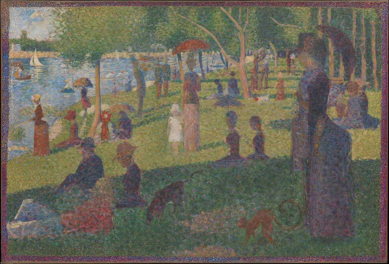 Studio per "Una domenica alla Grande Jatte" da Georges Seurat