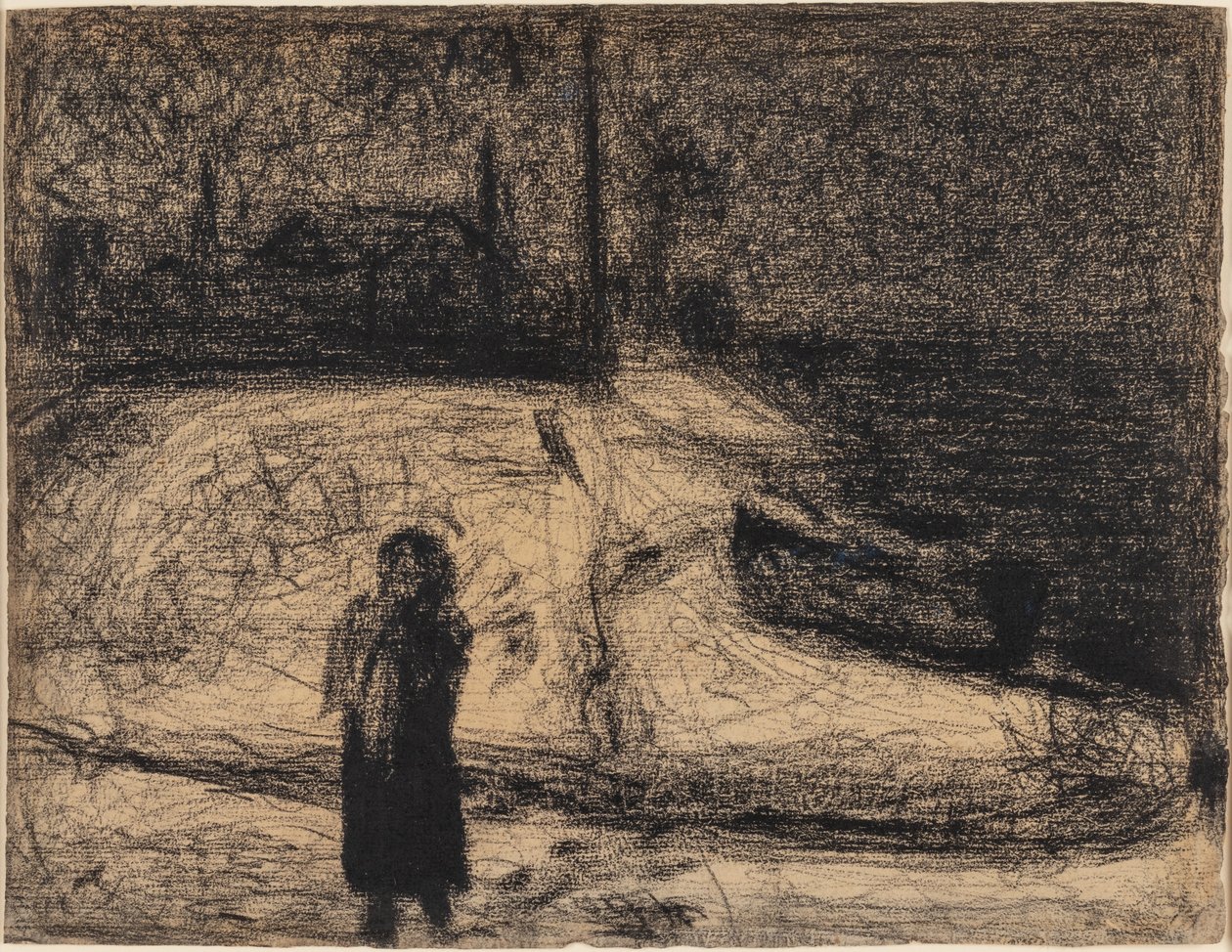 La zona (fuori dalle mura della città) da Georges Seurat