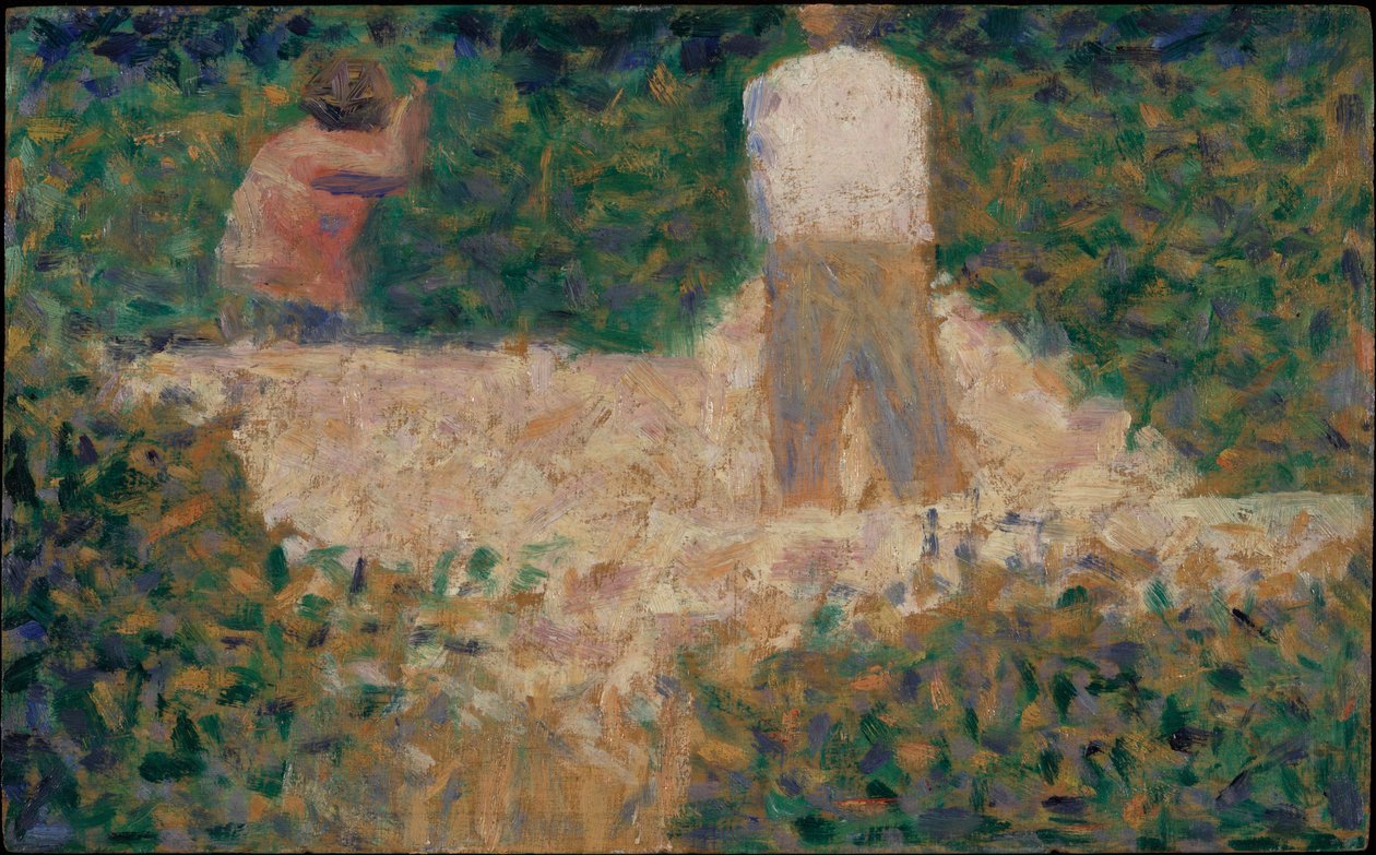Due spaccapietre da Georges Seurat