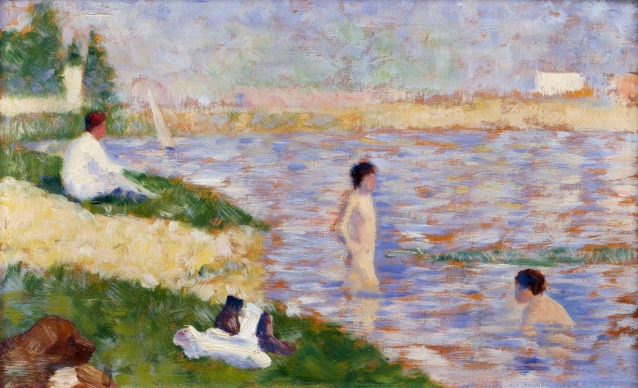 Un bagno ad Asnières da Georges Seurat