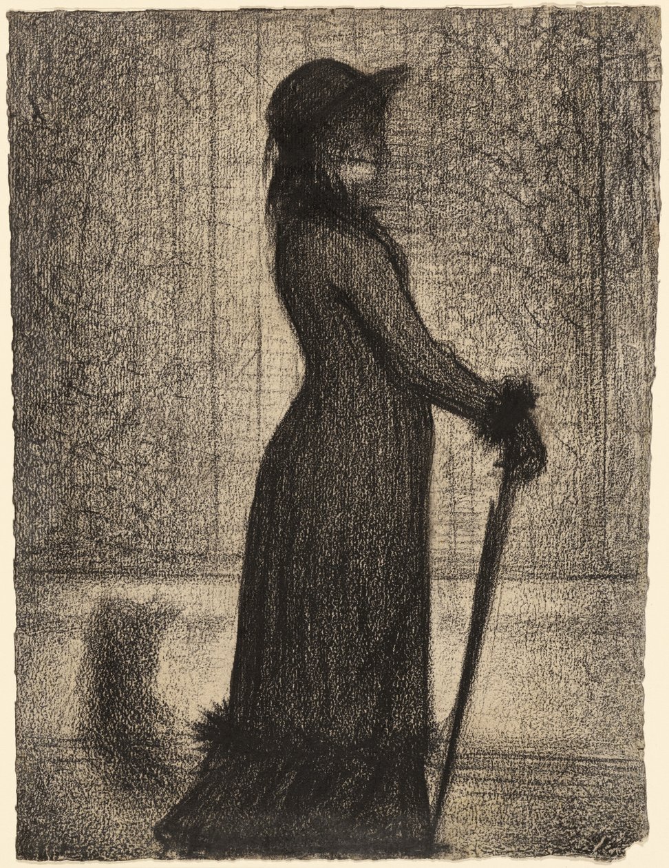 Donna che passeggia da Georges Seurat