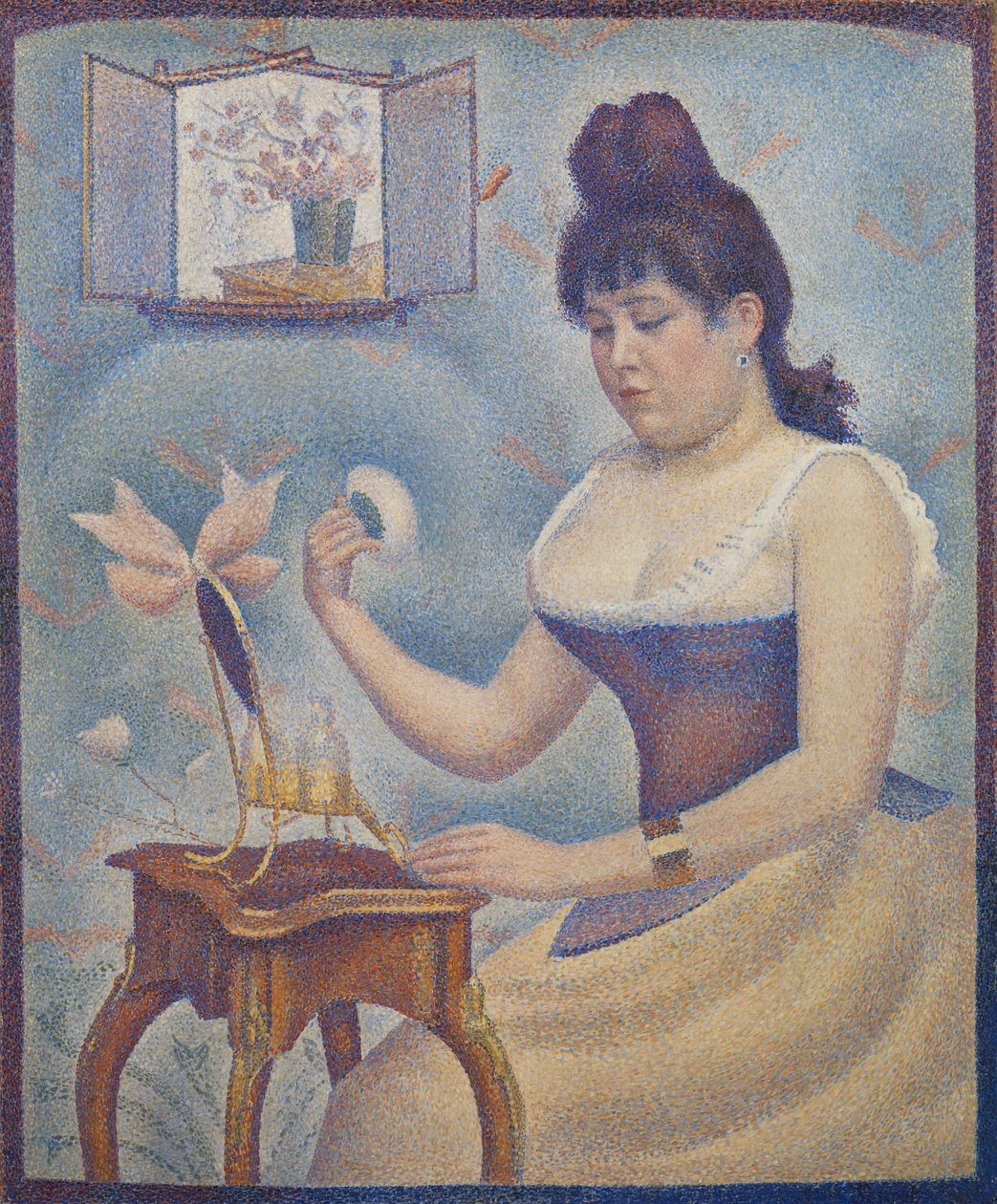 Giovane donna che si incipria, c.1888-90 da Georges Seurat