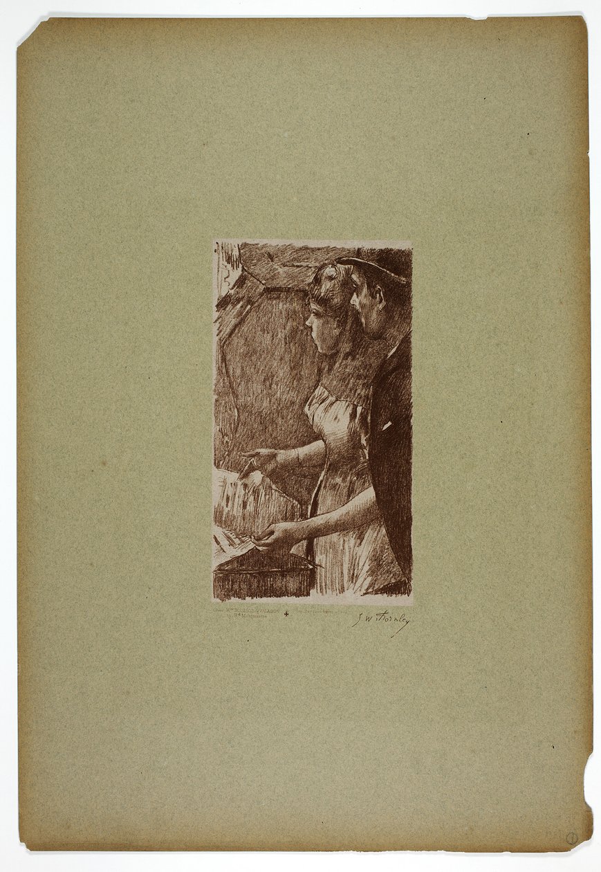 Cantante in attesa da Georges William Thornley