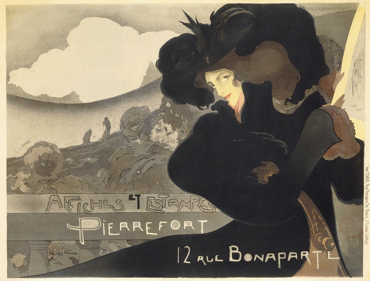 Poster e stampe di Pierrefort; Affiches et Estampes Pierrefort da Georges de Feure