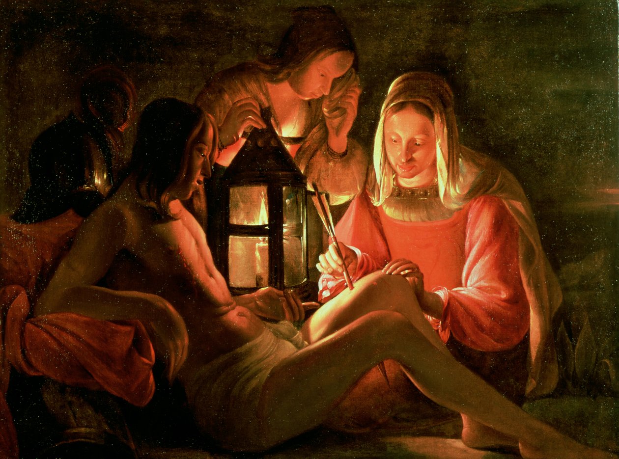 San Sebastiano curato dalla Santa Donna da Georges de La Tour
