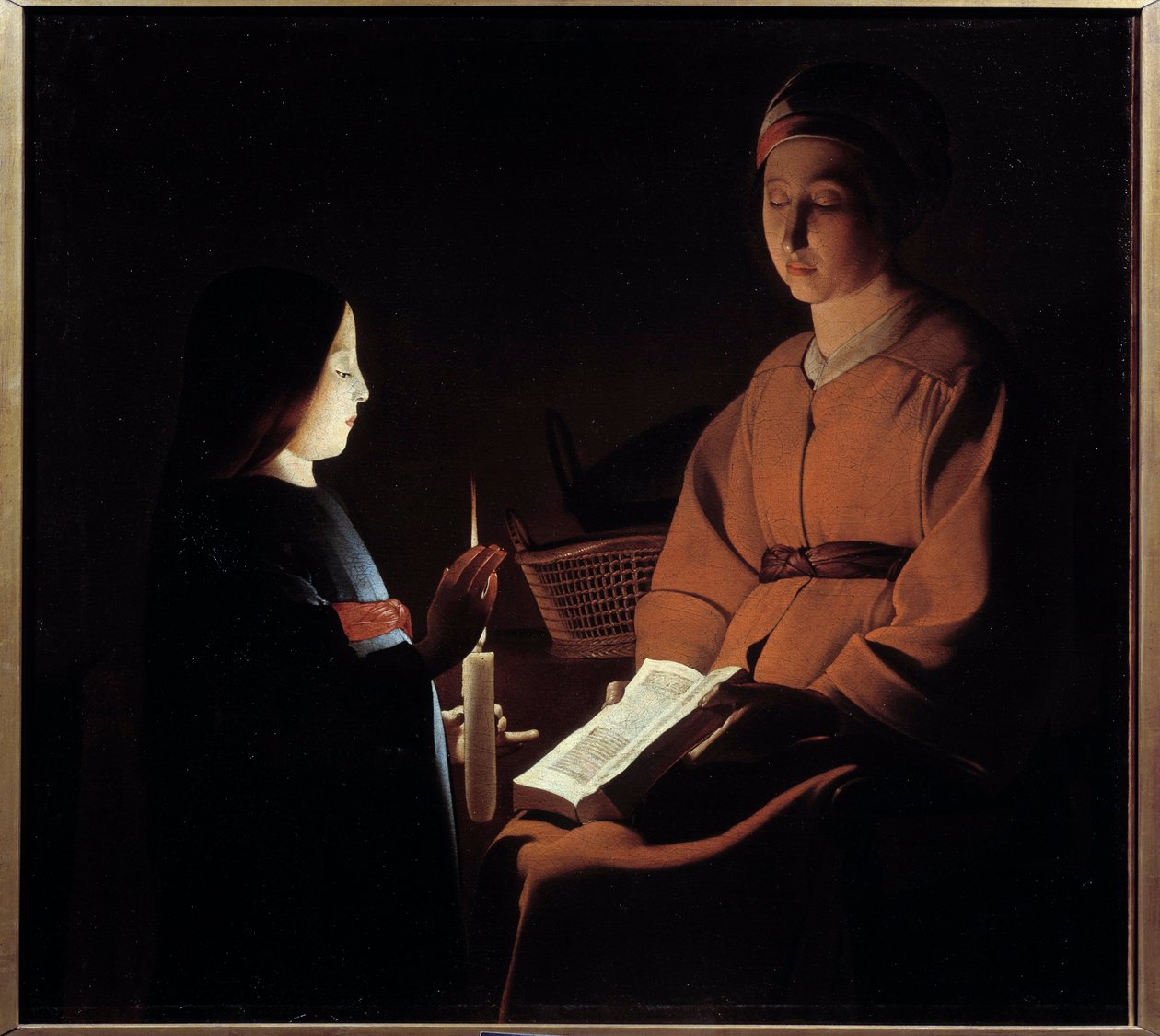 Educazione della Vergine da Georges de la (after) Tour
