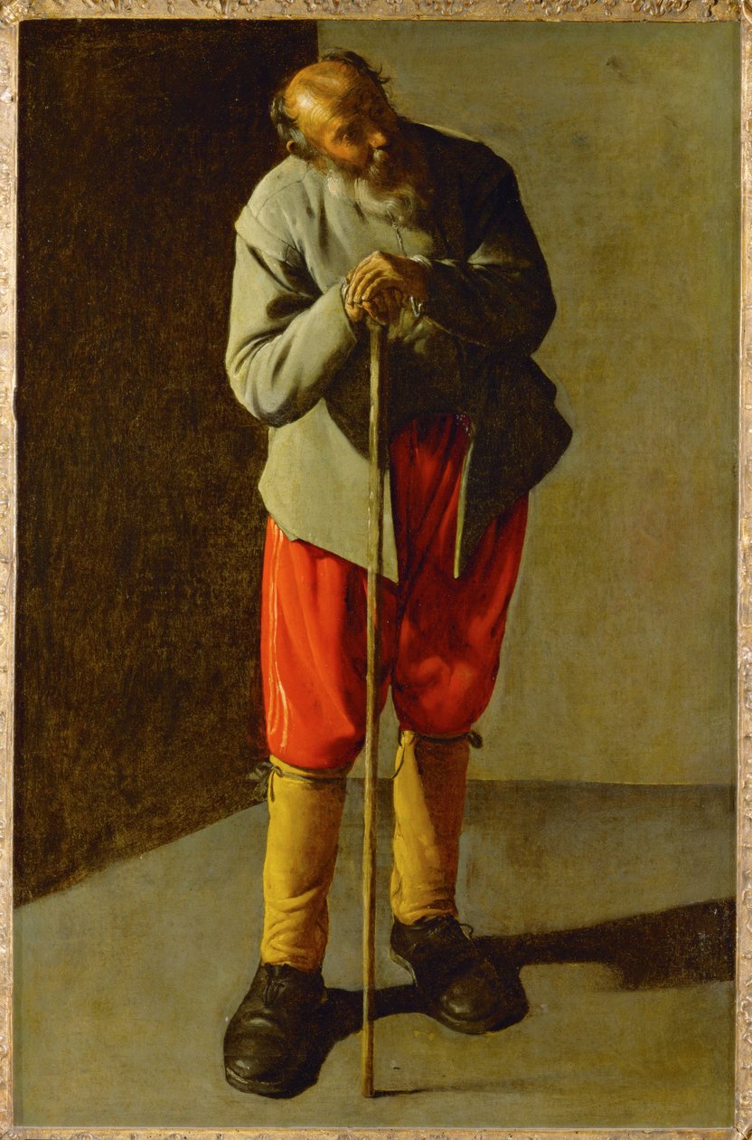 Vecchio (pittura su tela) da Georges de la Tour