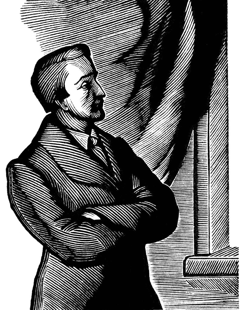 Heinrich Heine, poeta tedesco del 19° secolo, 1934 da Georgi Yecheistov