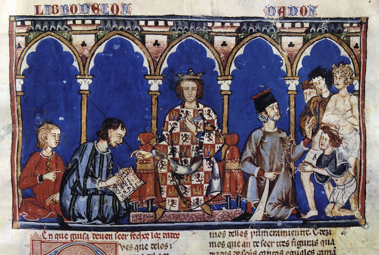 Alfonso X el Sabio come giudice, dal suo Libro de los Dados (20681403203) da Georgia Levan Ramishvili from Tbilisi