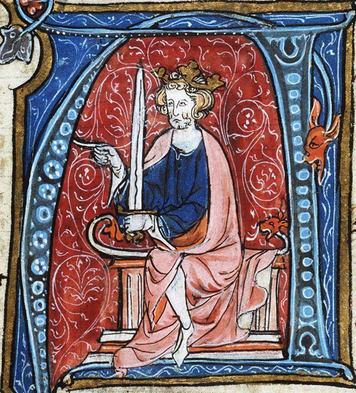 Corrado I il Giovane, re della Francia orientale, da Spieghel Historiael di Jacob van Maerlant, 1330 circa (33526342263) da Georgia Levan Ramishvili from Tbilisi
