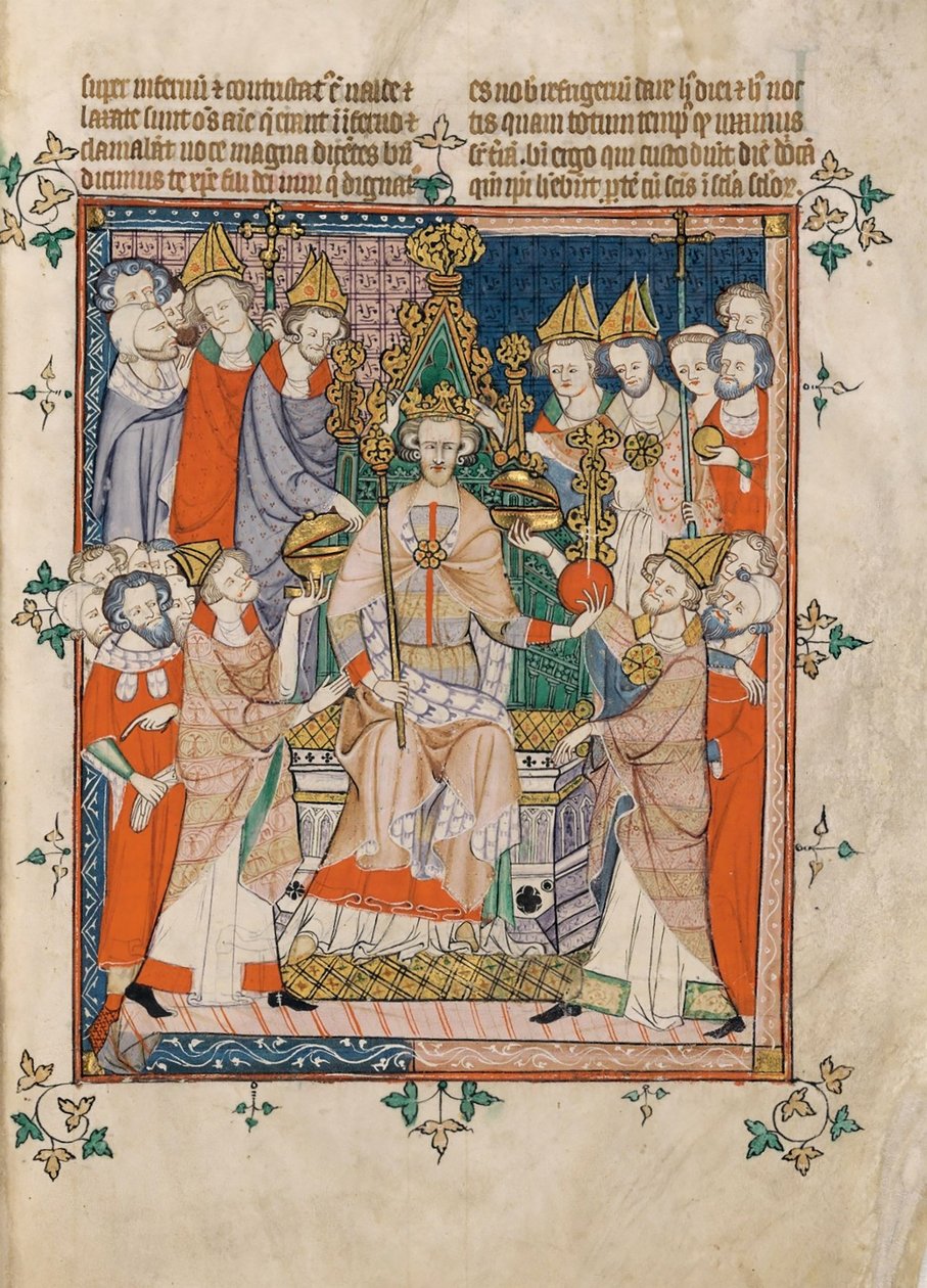 Incoronazione di Edoardo II dall