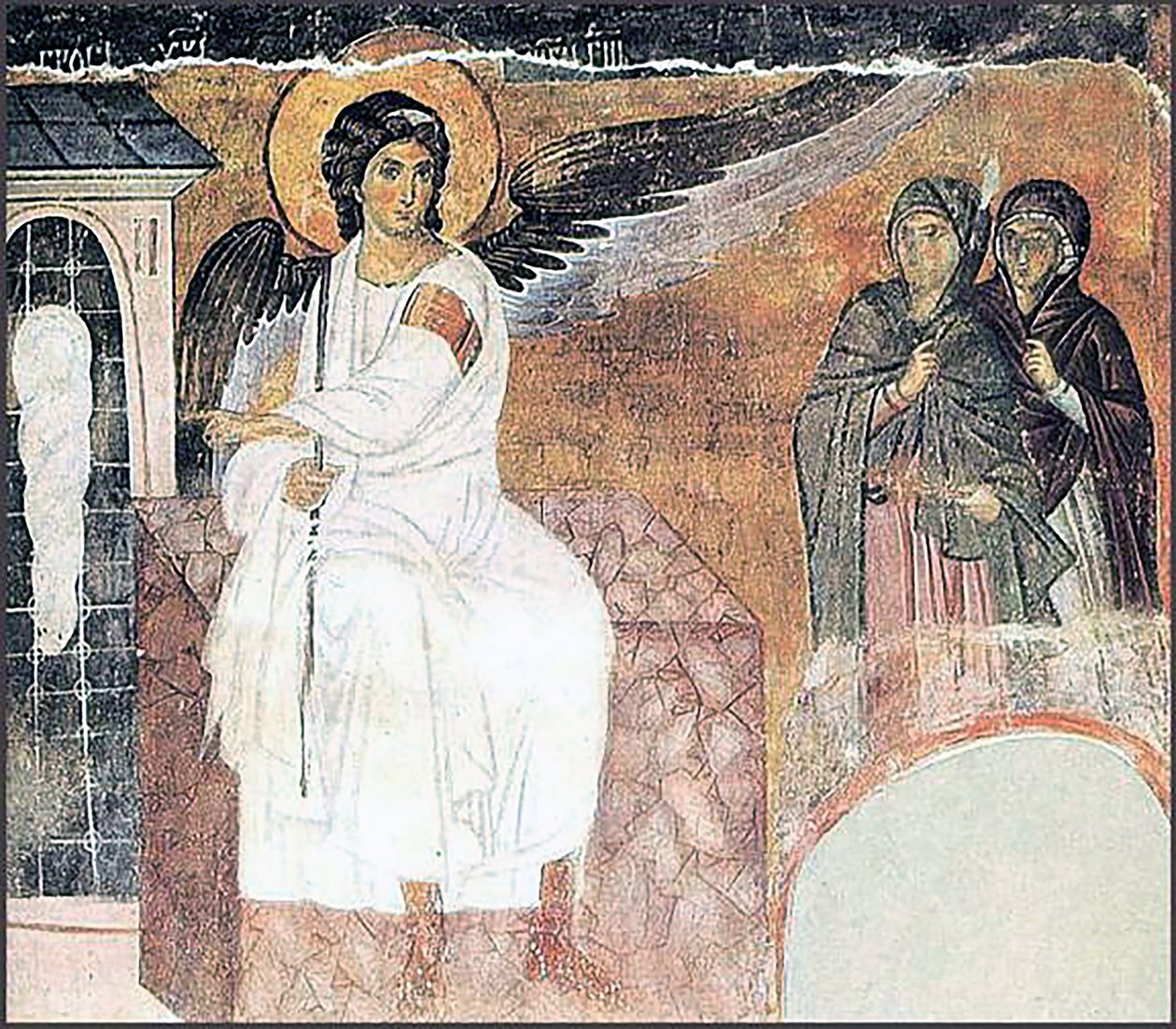 Non temere - Angelo bianco del monastero di Mileševa, Serbia, 1230 (41308190241) da Georgia Levan Ramishvili from Tbilisi