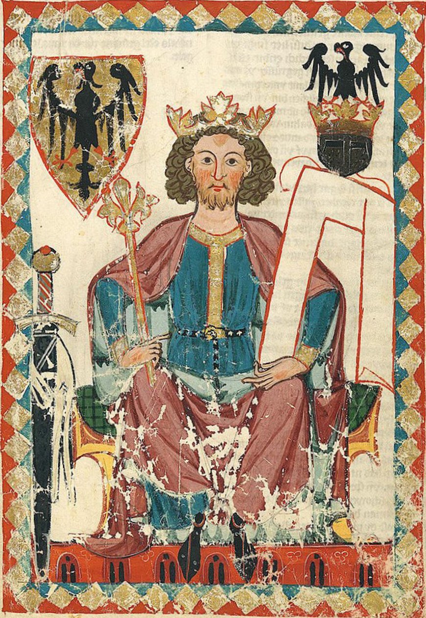 Enrico VI, Sacro Romano Imperatore, Codice Manesse, ~1305-15 (34178450532) da Georgia Levan Ramishvili from Tbilisi