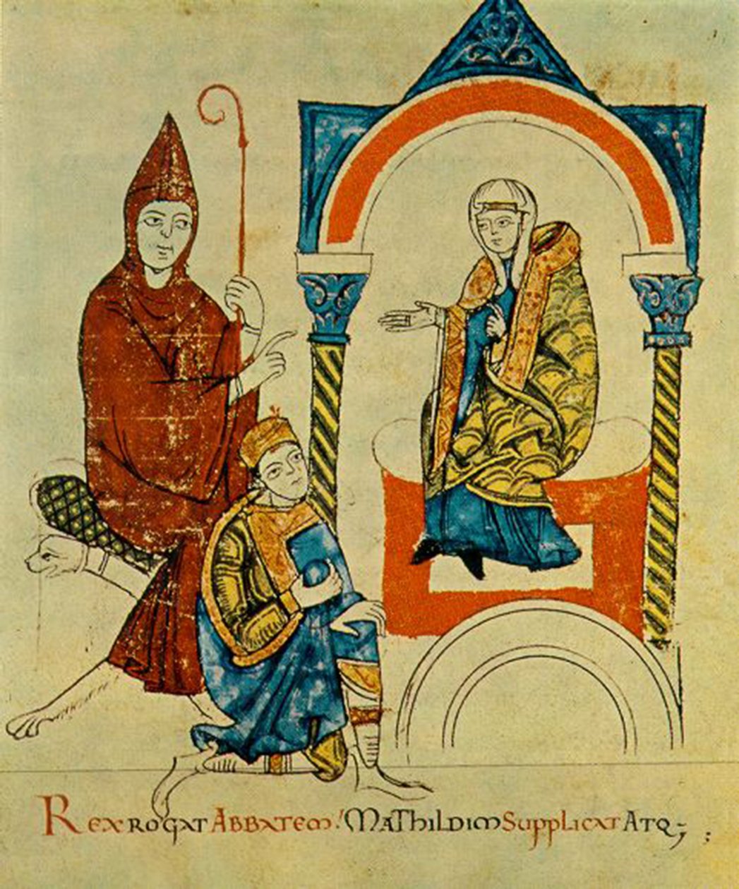 Il re -Imperatore Enrico IV- prega l