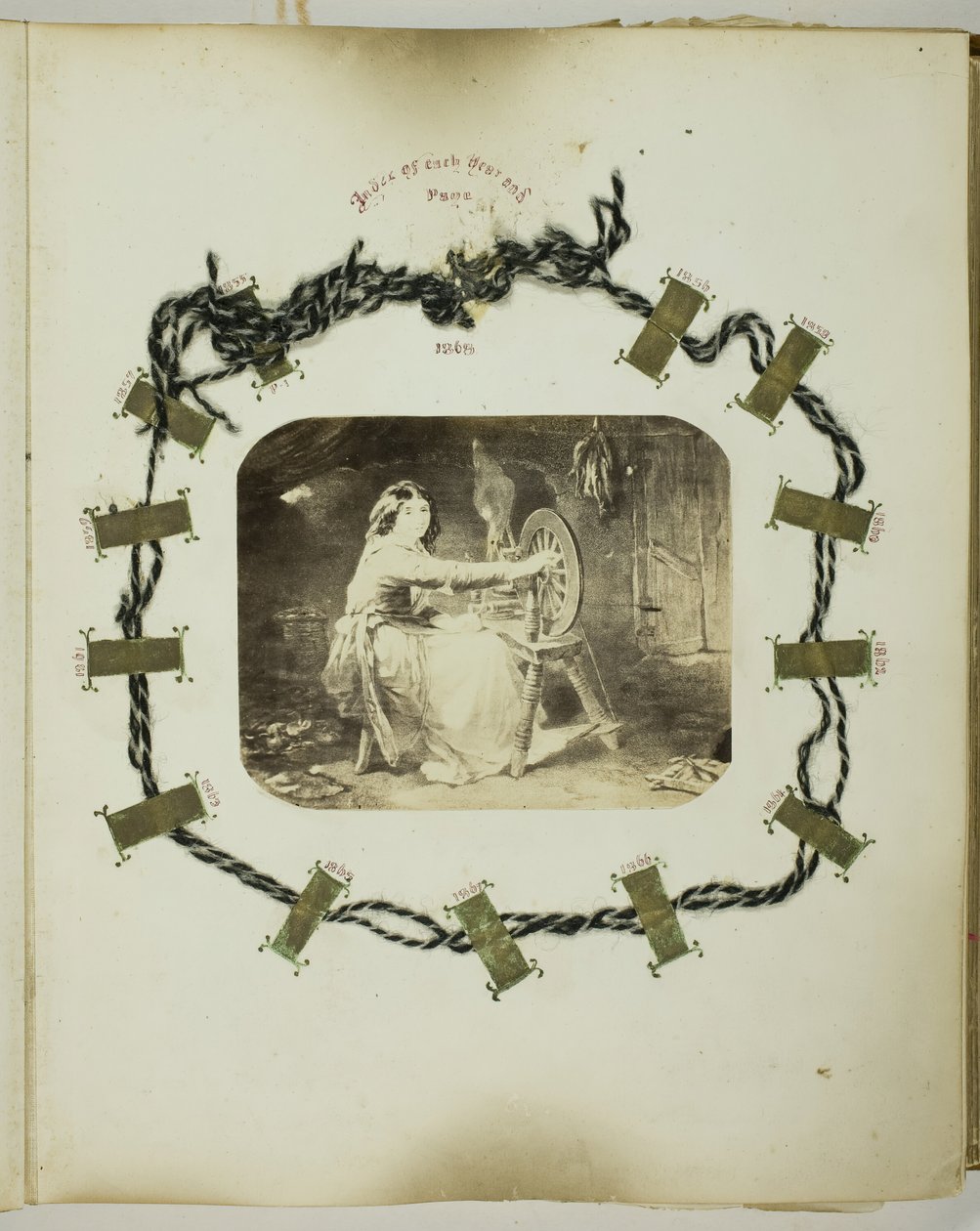 Senza titolo [donna che fila] da Georgina Cowper