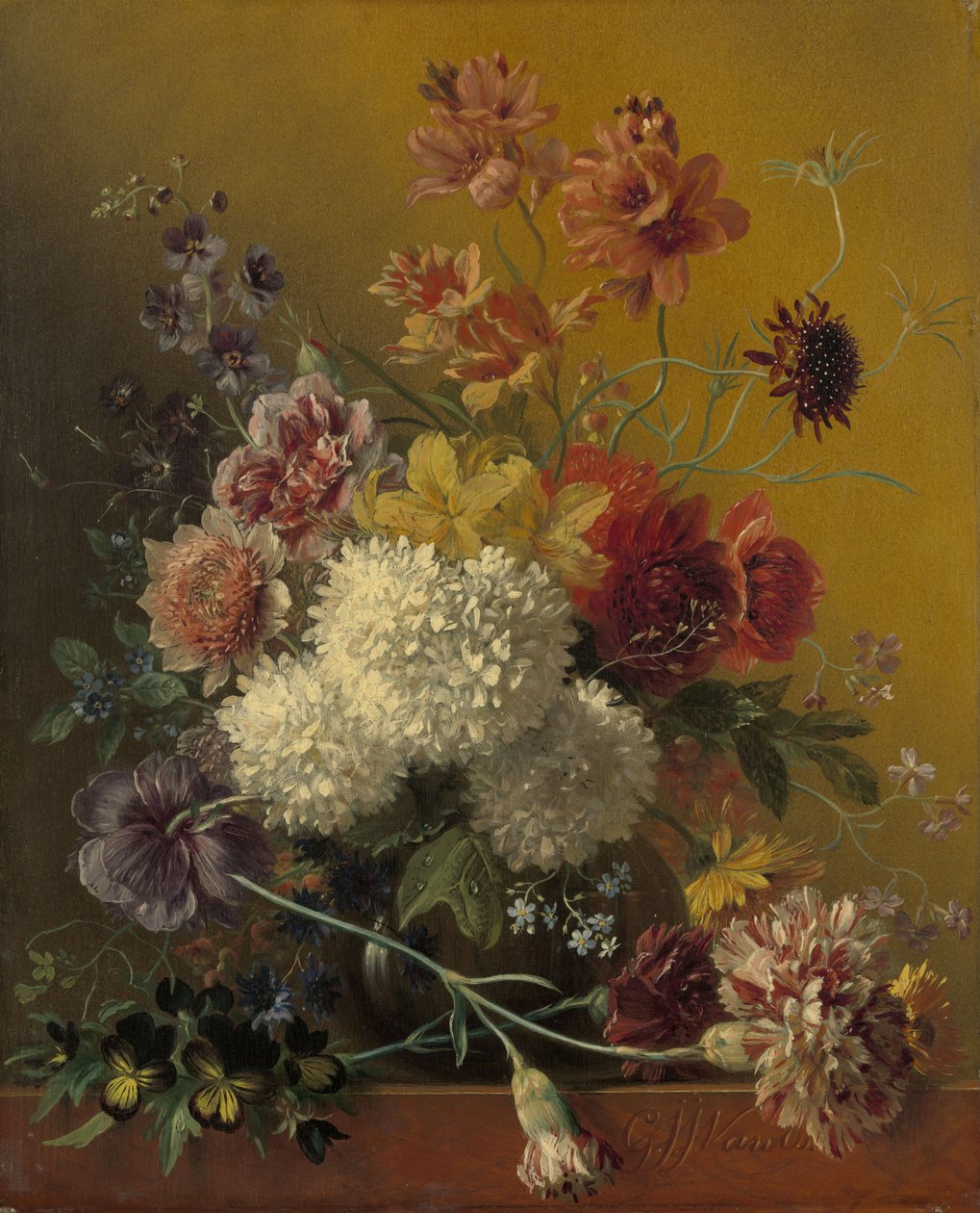 Natura morta con fiori da Georgius Jacobus Johannes van Os