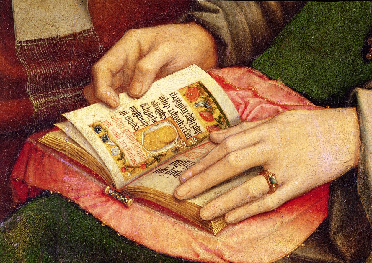 Vergine e Bambino con Santi (dettaglio) da Gerard David