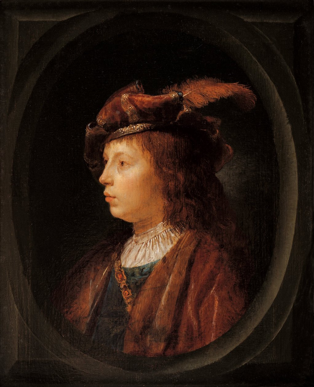 Testa di un giovane da Gerrit Dou
