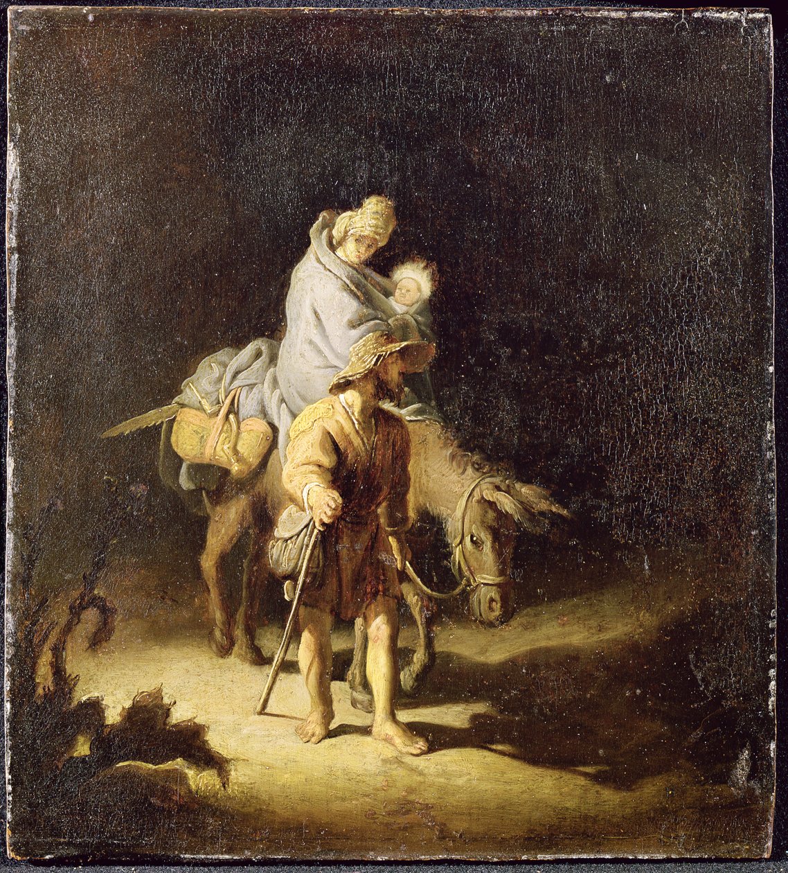 La Fuga in Egitto da Gerrit Dou