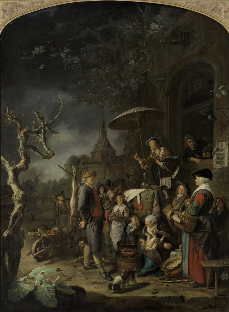 Il ciarlatano da Gerrit Dou