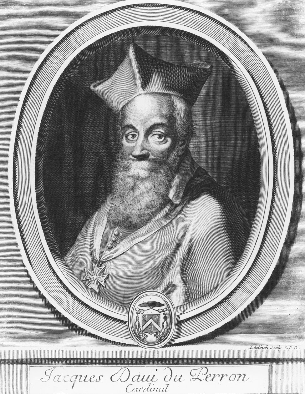 Jacques Davy Duperron da Gérard Edelinck