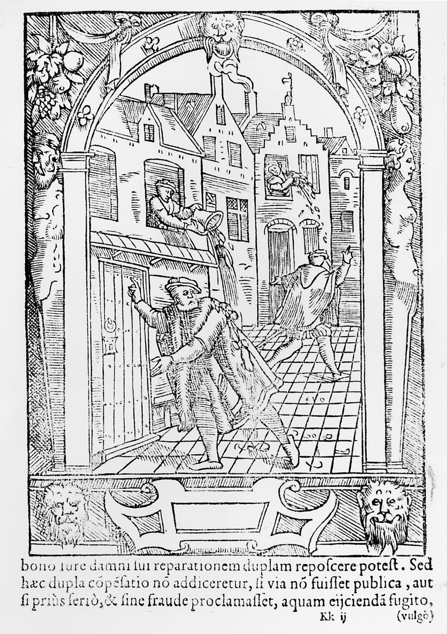 Crimine di strada, 1554 da Gerard de Jode