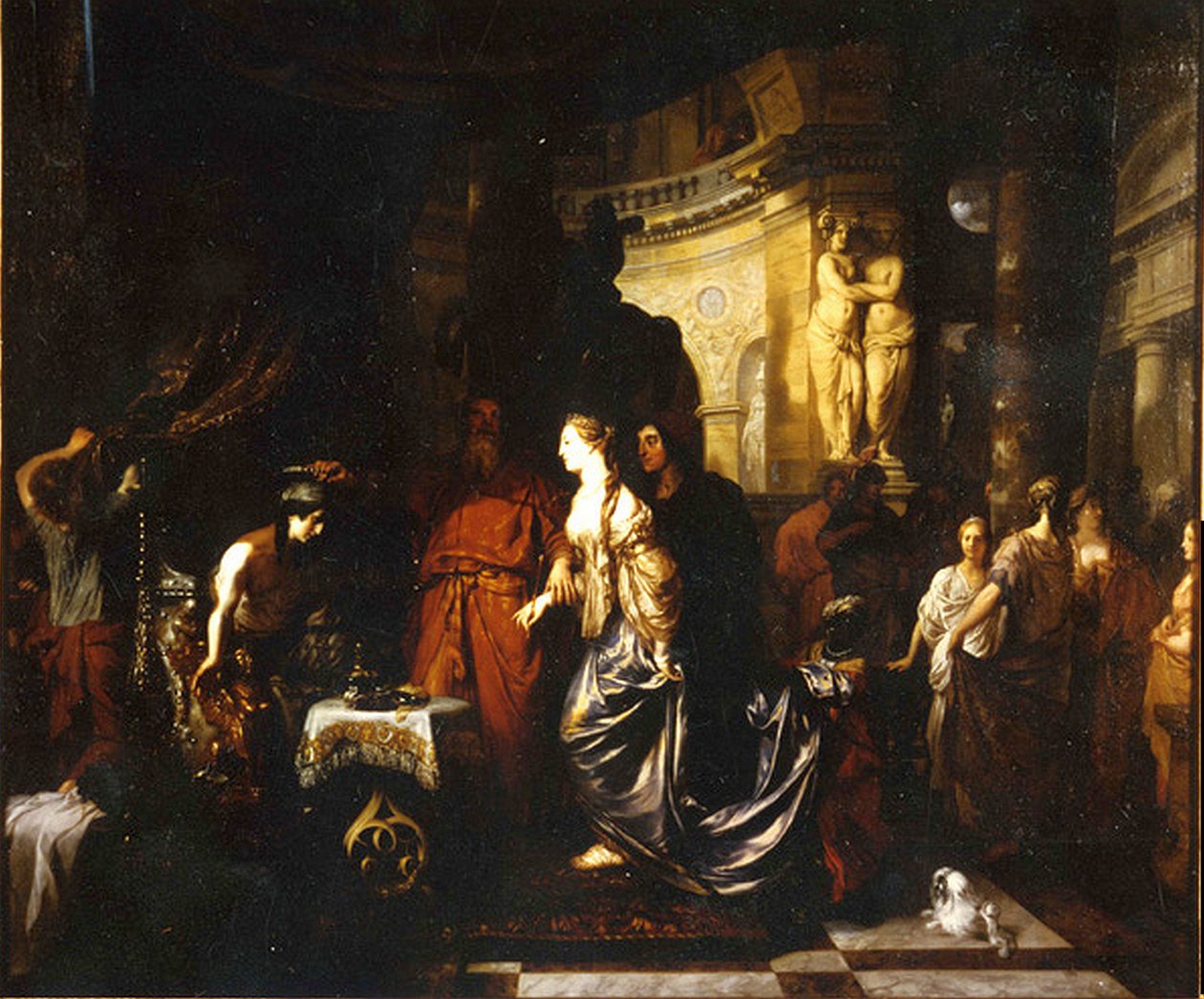 Il re Seleuco I consegna il regno e la sua seconda moglie Stratonice I al figlio Antioco da Gerard de Lairesse