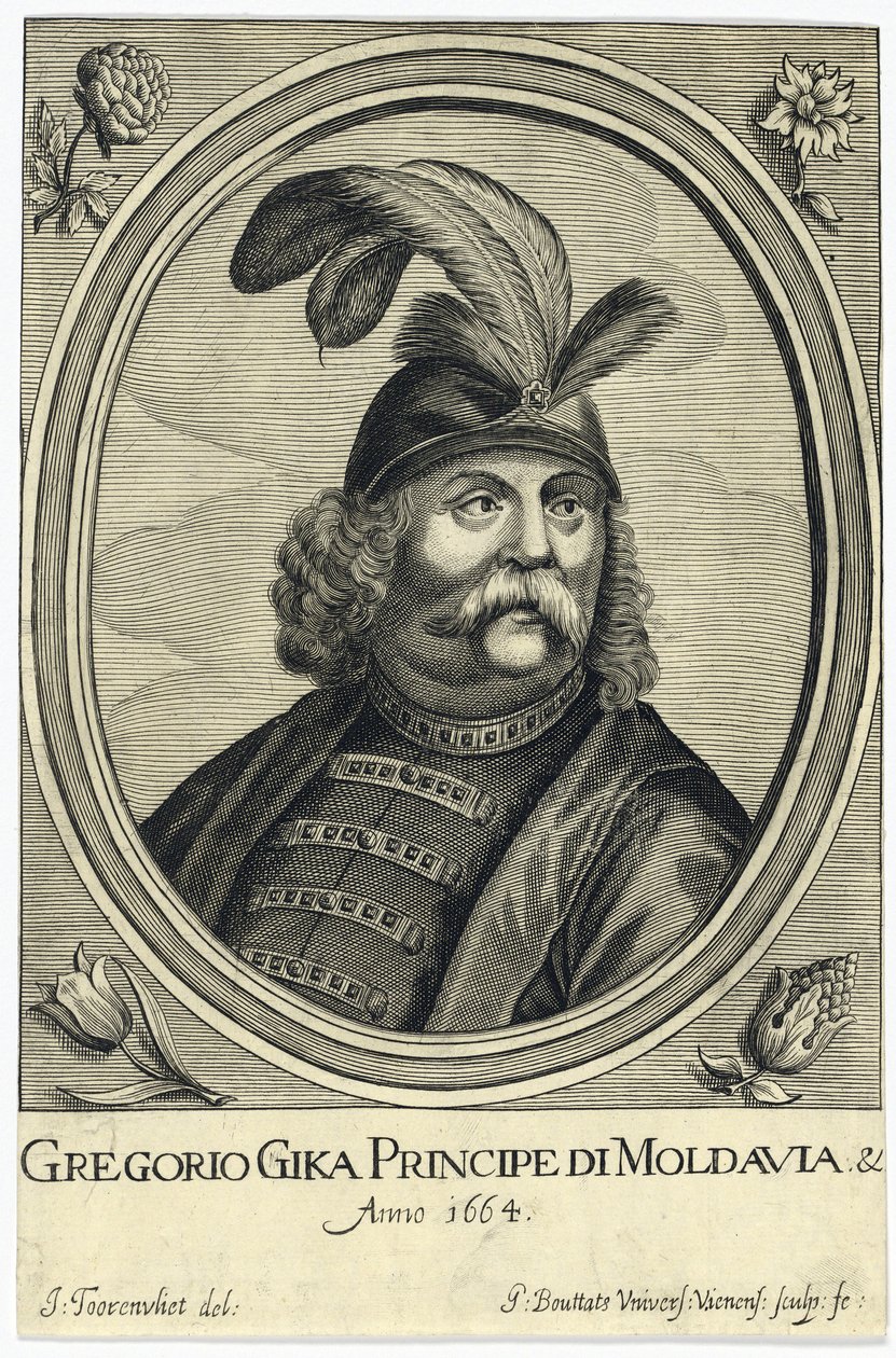 Grigore I Ghica (Ghika), Principe di Valacchia da Gerard Bouttats